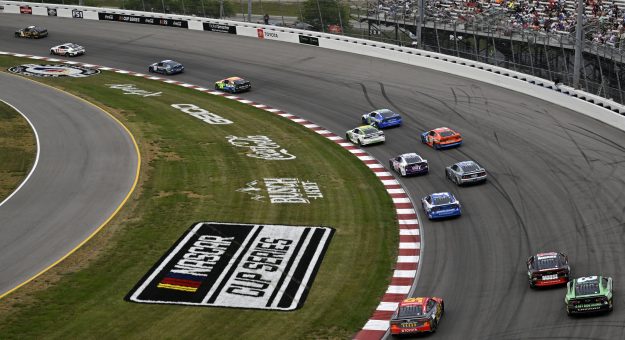 MADISON, ILLINOIS - JUNE 04: A general view of racing during the NASCAR Cup Series Enjoy Illinois 300 at WWT Raceway on June 04, 2023 in Madison, Illinois. (Photo by Jeff Curry/Getty Images) | Getty Images