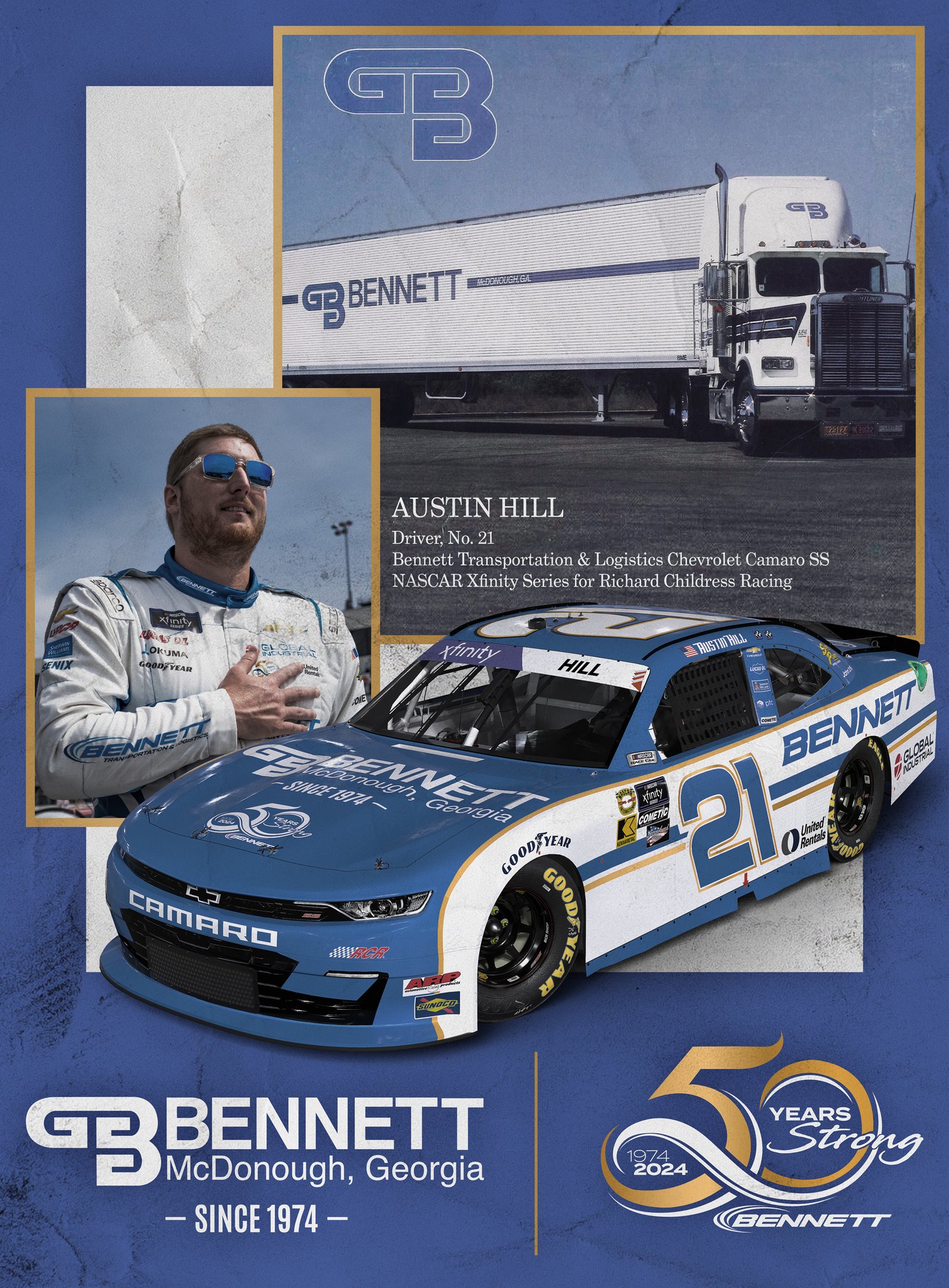 Austin Hill Darlington Throwback