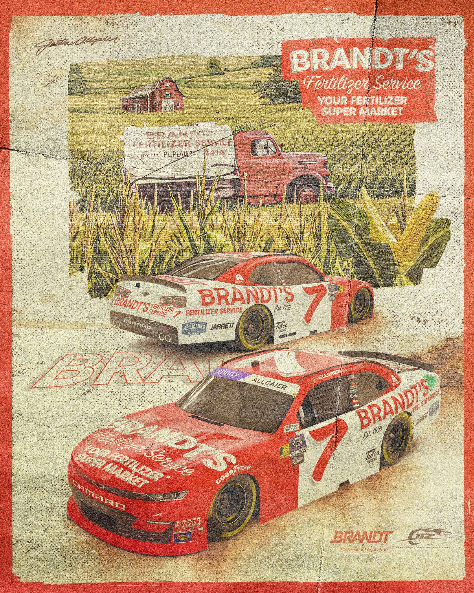 Justin Allgaier Darlington Scheme