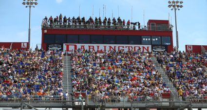 DARLINGTON, SOUTH CAROLINA - MAY 14: A general view of NASCAR team spotters during the NASCAR Cup Series Goodyear 400 at Darlington Raceway on May 14, 2023 in Darlington, South Carolina. (Photo by David Jensen/Getty Images) | Getty Images