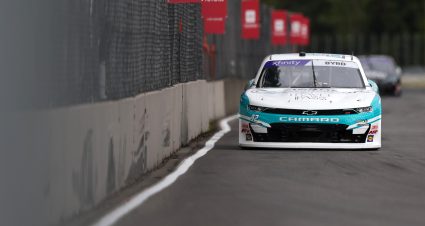 PORTLAND, OREGON - JUNE 01: Nathan Byrd, driver of the #92 CleanCore Solutions Chevrolet, drives during qualifying for the NASCAR Xfinity Series Pacific Office Automation 147 at Portland International Raceway on June 01, 2024 in Portland, Oregon. (Photo by Meg Oliphant/Getty Images) | Getty Images
