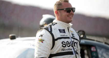 TALLADEGA, ALABAMA - APRIL 19: Patrick Emerling, driver of the #07 BIG Studio Group Chevrolet, looks on during qualifying for the NASCAR Xfinity Series  Ag-Pro 300 at Talladega Superspeedway on April 19, 2024 in Talladega, Alabama. (Photo by James Gilbert/Getty Images) | Getty Images