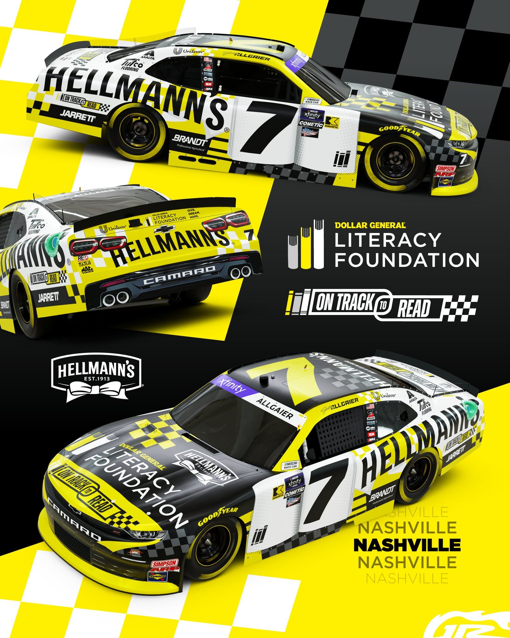 Justin Allgaier Nashville Scheme