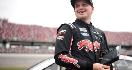 TALLADEGA, ALABAMA - APRIL 20: Justin Haley, driver of the #51 Parts Plus Ford, waits on the grid during qualifying for the NASCAR Cup Series GEICO 500 at Talladega Superspeedway on April 20, 2024 in Talladega, Alabama. (Photo by James Gilbert/Getty Images) | Getty Images