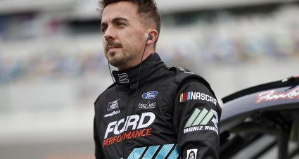 DAYTONA BEACH, FLORIDA - FEBRUARY 17: Frankie Muniz, driver of the #35 Ford Performance Ford, looks on during qualifying for the NASCAR Xfinity Series United Rentals 300 at Daytona International Speedway on February 17, 2024 in Daytona Beach, Florida. (Photo by Chris Graythen/Getty Images) | Getty Images