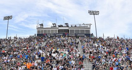 MADISON, ILLINOIS - JUNE 02: A general view of the grandstands prior to the NASCAR Cup Series Enjoy Illinois 300 at WWT Raceway on June 02, 2024 in Madison, Illinois. (Photo by Logan Riely/Getty Images) | Getty Images
