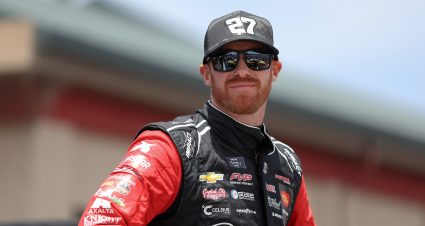 SONOMA, CALIFORNIA - JUNE 08: Jeb Burton, driver of the #27 FVP/Bommarito Auto Group Chevrolet, looks on during qualifying for the NASCAR Xfinity Series Zip Buy Now, Pay Later 250 at Sonoma Raceway on June 08, 2024 in Sonoma, California. (Photo by Meg Oliphant/Getty Images) | Getty Images