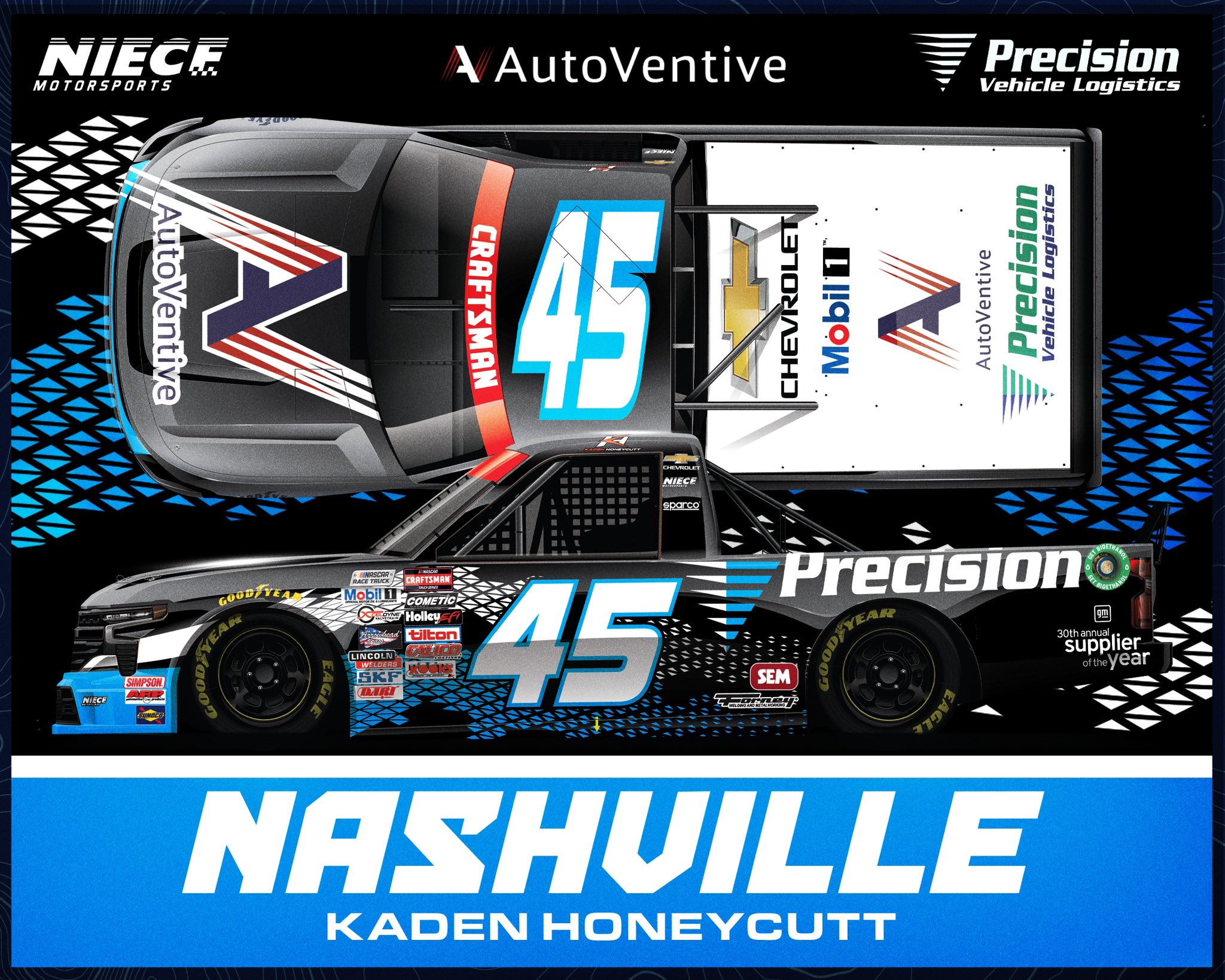 Kaden Honeycutt Nashville Scheme
