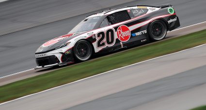 LOUDON, NEW HAMPSHIRE - JUNE 23: Christopher Bell, driver of the #20 Rheem Toyota, drives during the NASCAR Cup Series USA Today 301 at New Hampshire Motor Speedway on June 23, 2024 in Loudon, New Hampshire. (Photo by Jonathan Bachman/Getty Images) | Getty Images