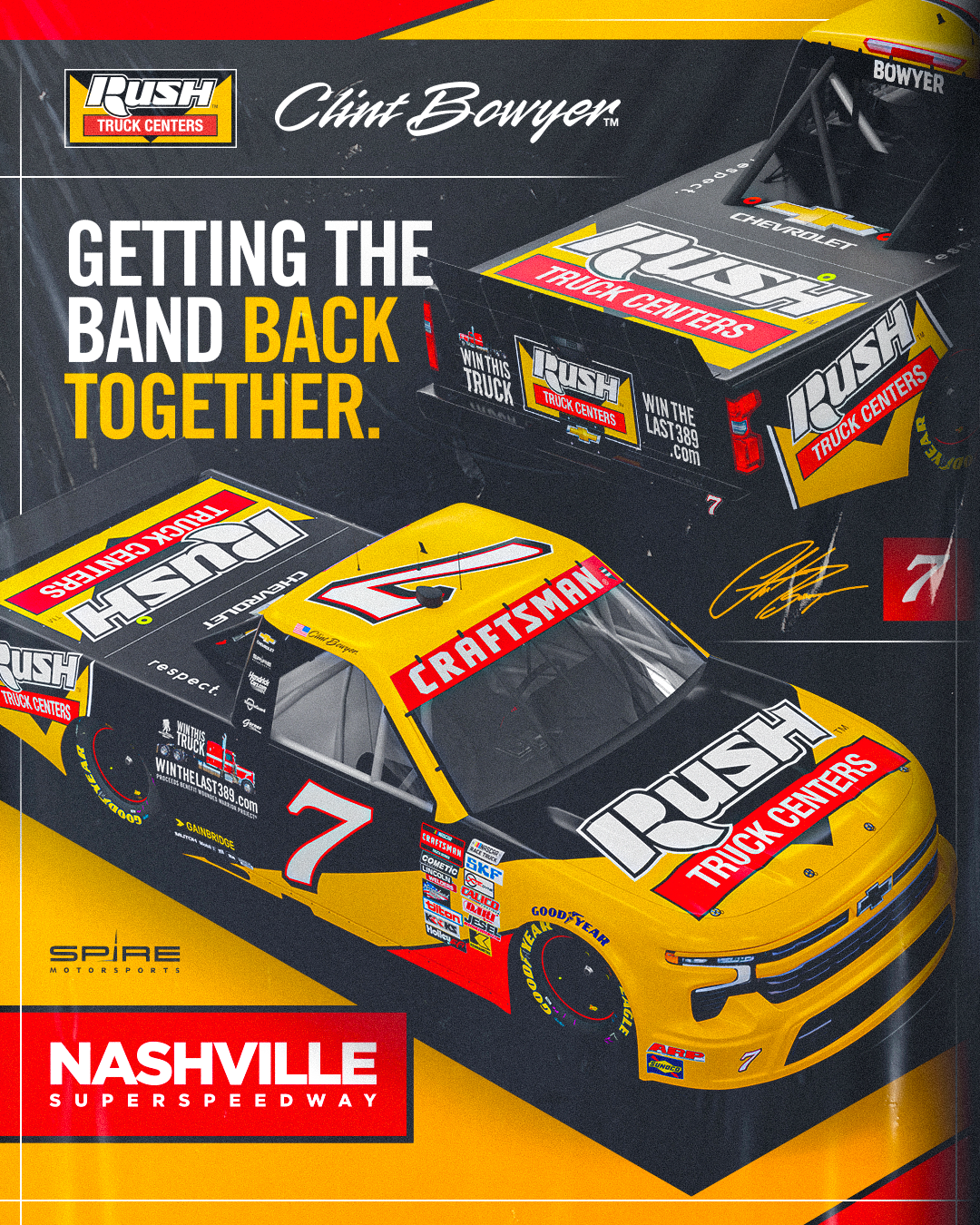 Clint Bowyer Nashville Scheme