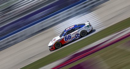 LEBANON, TENNESSEE - JUNE 29: Chad Finchum, driver of the #66 Cooper&Hunter Ford, drives during practice for the NASCAR Cup Series Ally 400  at Nashville Superspeedway on June 29, 2024 in Lebanon, Tennessee. (Photo by Sean Gardner/Getty Images) | Getty Images