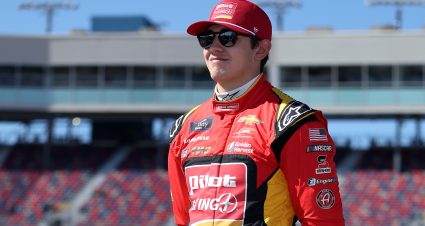 AVONDALE, ARIZONA - MARCH 09: Sammy Smith, driver of the #8 Pilot Flying J/Marten Chevrolet, looks on during practice for the NASCAR Xfinity Series Call 811.com Every Dig. Every Time. 200 at Phoenix Raceway on March 09, 2024 in Avondale, Arizona. (Photo by Meg Oliphant/Getty Images) | Getty Images