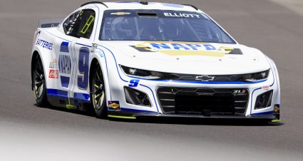 Chase Elliott’s 2024 #9 NAPA Auto Parts Chevrolet paint scheme.
