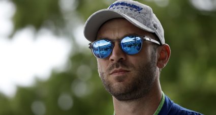 INDIANAPOLIS, INDIANA - JULY 21: Daniel Suarez, driver of the #99 Freeway Insurance Chevrolet, waits backstage during pre-race ceremonies prior to the NASCAR Cup Series Brickyard 400 at Indianapolis Motor Speedway on July 21, 2024 in Indianapolis, Indiana. (Photo by Sean Gardner/Getty Images) | Getty Images