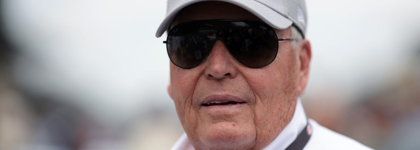 INDIANAPOLIS, INDIANA - JULY 21:  NASCAR Hall of Famer and Hendrick Motorsport team owner, Rick Hendrick looks on from the grid prior to the NASCAR Cup Series Brickyard 400 at Indianapolis Motor Speedway on July 21, 2024 in Indianapolis, Indiana. (Photo by James Gilbert/Getty Images) | Getty Images