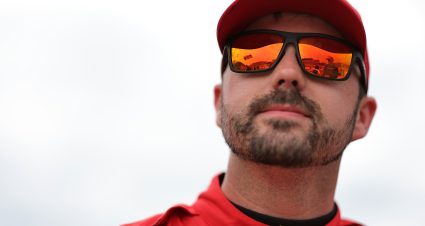 NEWTON, IOWA - JUNE 15: Josh Berry, driver of the #4 Overstock.com Ford, stands on the grid during qualifying for the NASCAR Cup Series Iowa Corn 350 at Iowa Speedway on June 15, 2024 in Newton, Iowa. (Photo by Jonathan Bachman/Getty Images) | Getty Images