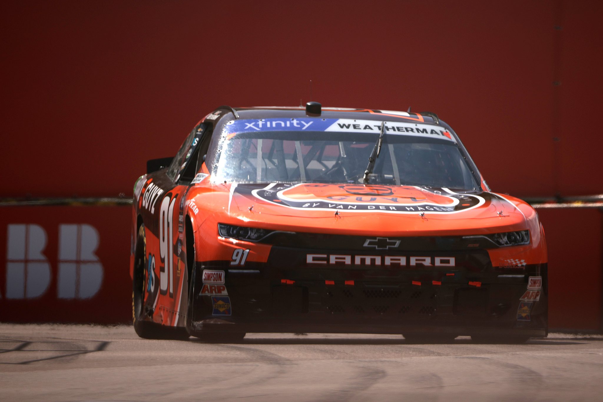 CHICAGO, ILLINOIS - JULY 06: Kyle Weatherman, driver of the #91 Beard Guyz Chevrolet, drives during qualifying for the NASCAR Xfinity Series The Loop 110 at Chicago Street Course on July 06, 2024 in Chicago, Illinois. (Photo by James Gilbert/Getty Images) | Getty Images