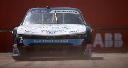 CHICAGO, ILLINOIS - JULY 06: Thomas Annunziata, driver of the #6 Opti-Coat Chevrolet, drives during qualifying for the NASCAR Xfinity Series The Loop 110 at Chicago Street Course on July 06, 2024 in Chicago, Illinois. (Photo by James Gilbert/Getty Images) | Getty Images