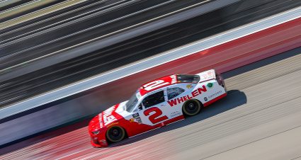 BROOKLYN, MICHIGAN - AUGUST 16: Jesse Love, driver of the #2 Whelen Chevrolet, drives during practice for the NASCAR Xfinity Series Cabo Wabo 250 at Michigan International Speedway on August 16, 2024 in Brooklyn, Michigan. (Photo by Jonathan Bachman/Getty Images) | Getty Images