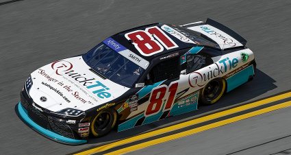 Chandler Smith’s 2024 #81 QuickTie Toyota paint scheme.