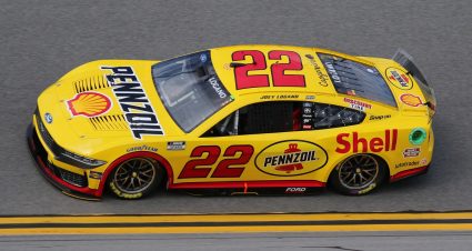 Joey Logano’s 2024 #22 Shell Pennzoil Ford paint scheme.