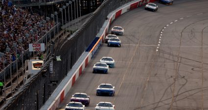 DARLINGTON, SOUTH CAROLINA - SEPTEMBER 01: A general view of racing during the NASCAR Cup Series Cook Out Southern 500 at Darlington Raceway on September 01, 2024 in Darlington, South Carolina. (Photo by Meg Oliphant/Getty Images) | Getty Images