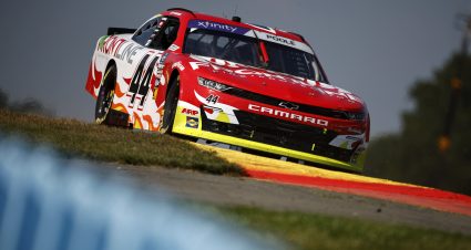 WATKINS GLEN, NEW YORK - SEPTEMBER 14: Brennan Poole, driver of the #44 Frontline Fire Protection Chevrolet, drives during the NASCAR Xfinity Series Mission 200 at The Glen at Watkins Glen International on September 14, 2024 in Watkins Glen, New York. (Photo by Chris Graythen/Getty Images) | Getty Images
