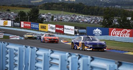 WATKINS GLEN, NEW YORK - SEPTEMBER 15: Justin Haley, driver of the #51 Pinnacle Home Improvement Ford, drives during the NASCAR Cup Series Go Bowling at The Glen at Watkins Glen International on September 15, 2024 in Watkins Glen, New York. (Photo by Chris Graythen/Getty Images) | Getty Images