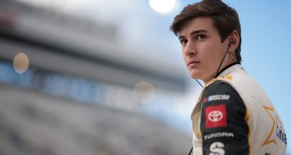 MARTINSVILLE, VIRGINIA - APRIL 05: William Sawalich, driver of the #1 Starkey/Soundgear Toyota, looks on during practice for the NASCAR Craftsman Long John Silver's 200 at Martinsville Speedway on April 05, 2024 in Martinsville, Virginia. (Photo by James Gilbert/Getty Images) | Getty Images