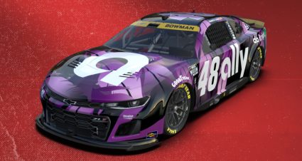 Alex Bowman’s 2024 #48 Ally Chevrolet paint scheme.