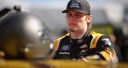 MARTINSVILLE, VIRGINIA - APRIL 05: Carson Kvapil, driver of the #88 Chevy Truck Season Chevrolet, prepares to practice for the NASCAR Xfinity Series DUDE Wipes 250 at Martinsville Speedway on April 05, 2024 in Martinsville, Virginia. (Photo by James Gilbert/Getty Images) | Getty Images