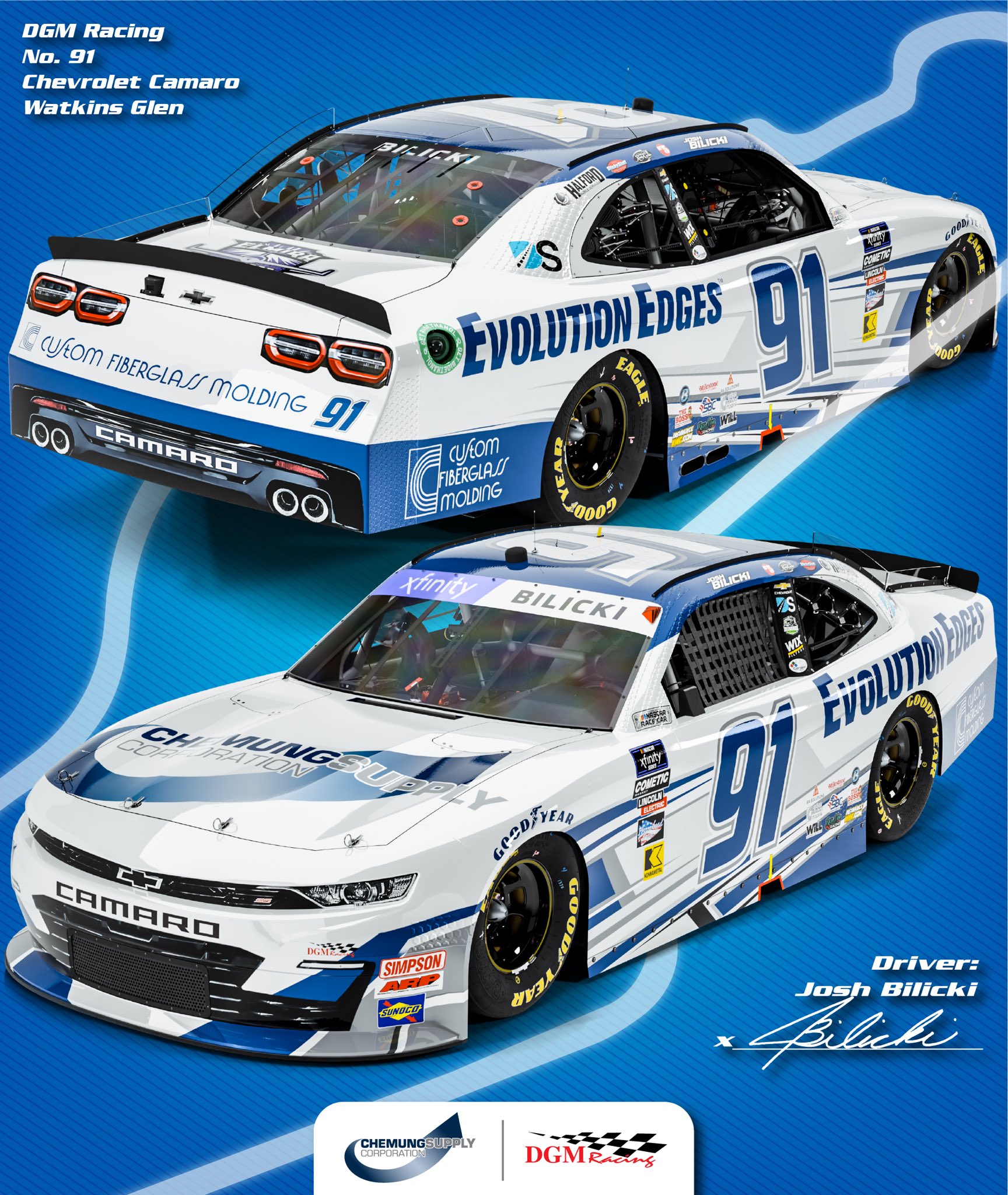 Josh Bilicki Watkins Glen Scheme