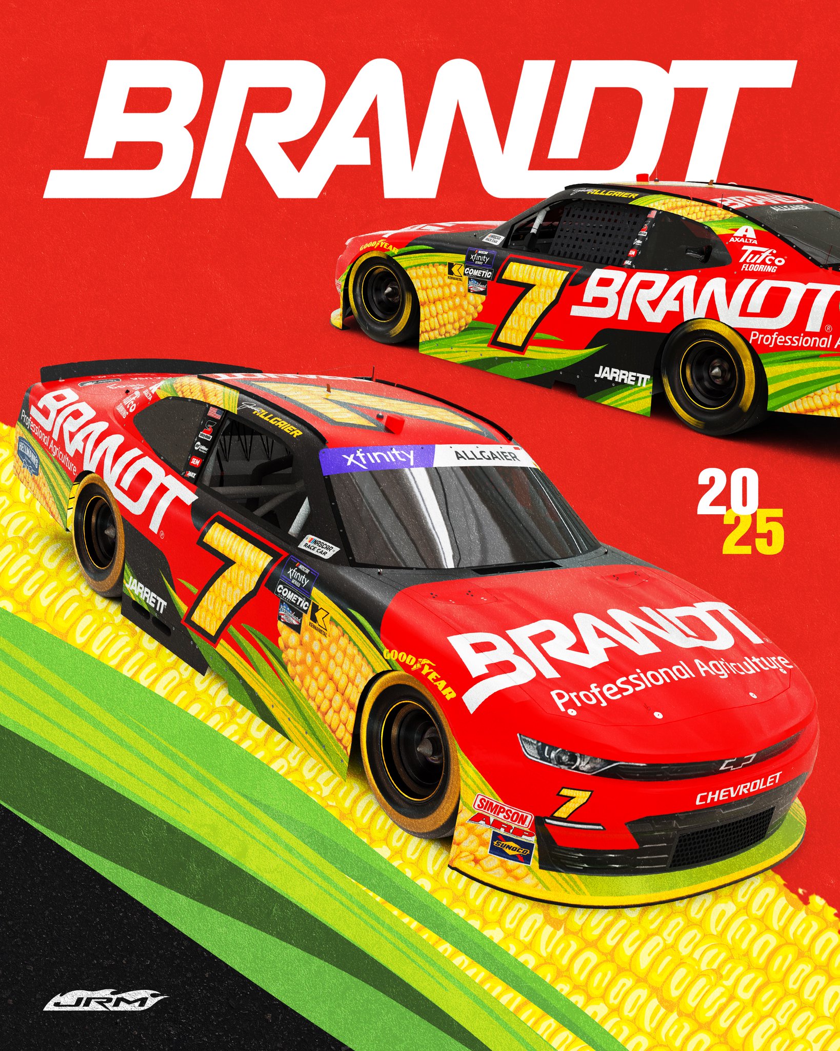 Justin Allgaier 2025 Scheme