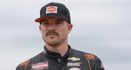LOUDON, NEW HAMPSHIRE - JUNE 21: Mason Massey, driver of the #14 Brunt Workwear Chevrolet, looks on during qualifying for the NASCAR Xfinity Series SciAps 200 at New Hampshire Motor Speedway on June 21, 2024 in Loudon, New Hampshire. (Photo by Sean Gardner/Getty Images) | Getty Images