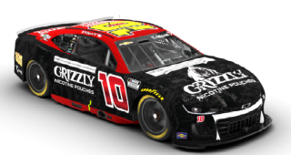 Grizzly Nicotine Pouches sponsoring Ty Dillon in nine races