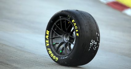 MARTINSVILLE, VIRGINIA - NOVEMBER 03: A loose tire is seen on track during the NASCAR Cup Series Xfinity 500 at Martinsville Speedway on November 03, 2024 in Martinsville, Virginia. (Photo by Jonathan Bachman/Getty Images) | Getty Images