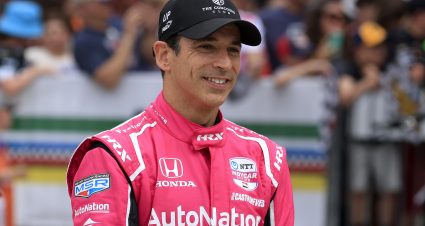 INDIANAPOLIS, INDIANA - MAY 13: Helio Castroneves, driver of the #06 Meyer Shank Racing, looks on before the NTT IndyCar GMR Grand Prix at Indianapolis Motor Speedway on May 13, 2023 in Indianapolis, Indiana. (Photo by Justin Casterline/Getty Images)