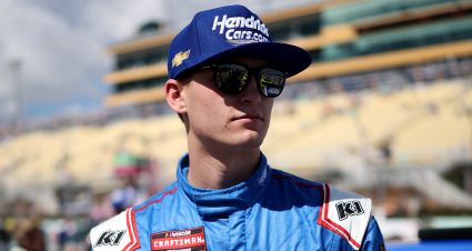 HOMESTEAD, FLORIDA - OCTOBER 26: Corey Day, driver of the #91 HendrickCars.com Chevrolet, waits on the grid prior to the NASCAR Craftsman Truck Series Baptist Health 200 at Homestead-Miami Speedway on October 26, 2024 in Homestead, Florida. (Photo by James Gilbert/Getty Images) | Getty Images