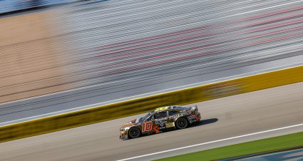 LAS VEGAS, NEVADA - OCTOBER 11: Ty Dillon, driver of the #10 Sugarlands x Field and Stream Chevrolet, drives during practice for the NASCAR Cup Series South Point 400 at Las Vegas Motor Speedway on October 11, 2025 in Las Vegas, Nevada. (Photo by Logan Riely/Getty Images) | Getty Images