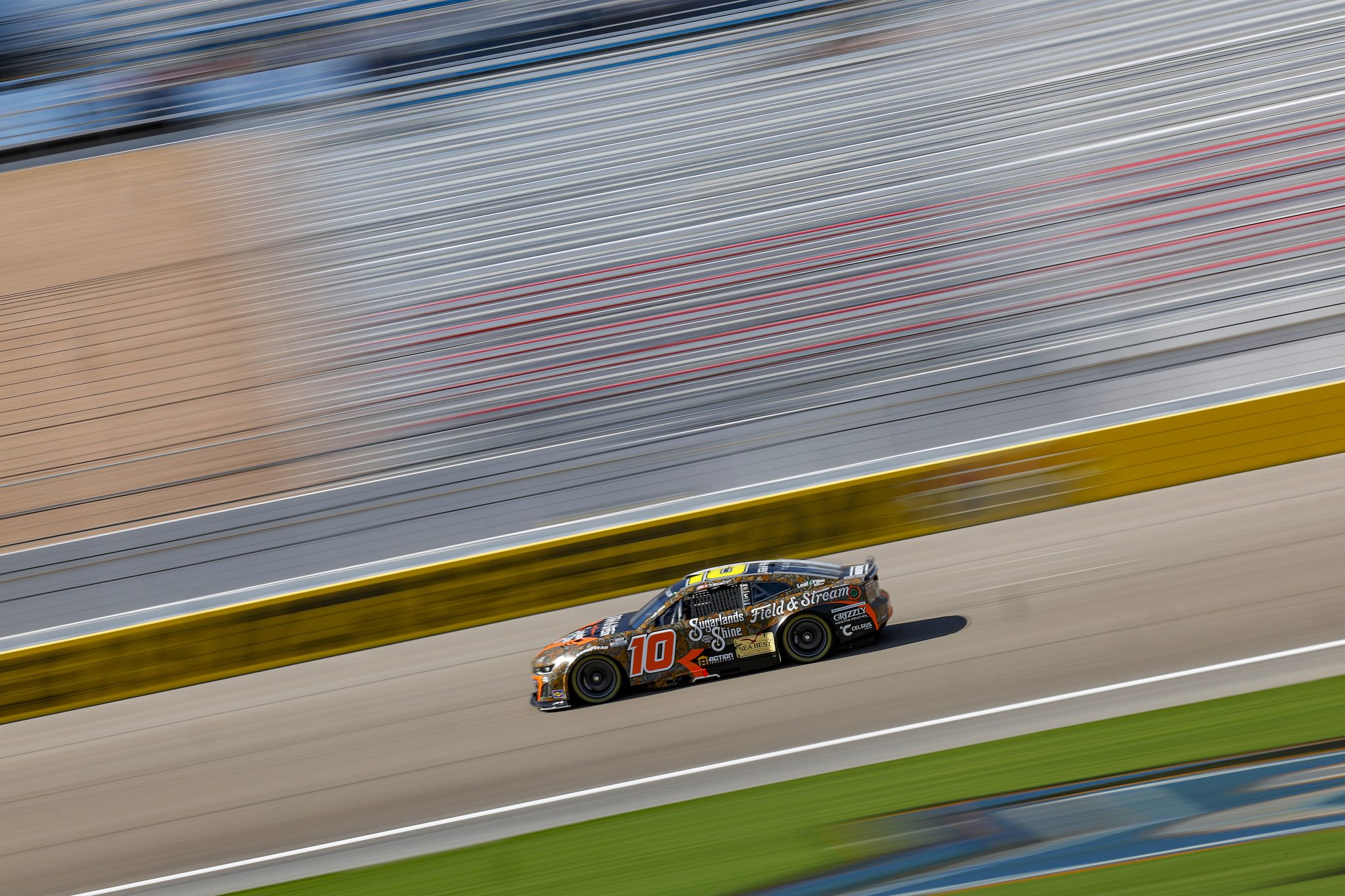 LAS VEGAS, NEVADA - OCTOBER 11: Ty Dillon, driver of the #10 Sugarlands x Field and Stream Chevrolet, drives during practice for the NASCAR Cup Series South Point 400 at Las Vegas Motor Speedway on October 11, 2025 in Las Vegas, Nevada. (Photo by Logan Riely/Getty Images) | Getty Images