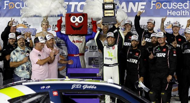 Visit Aric Almirola dominates Xfinity race at Las Vegas, locks No. 19 car into Championship 4 page