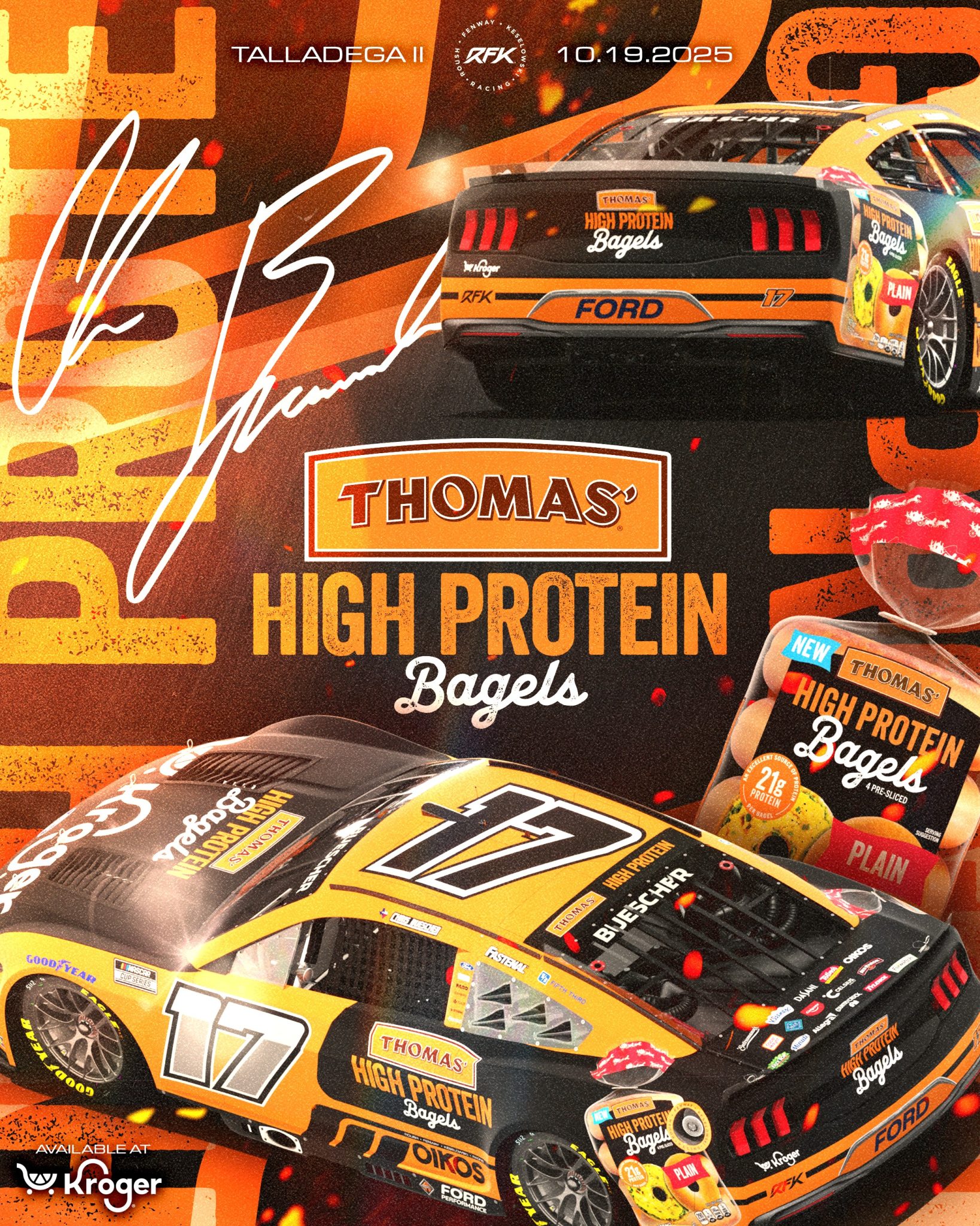 Chris Buescher Talladega Scheme