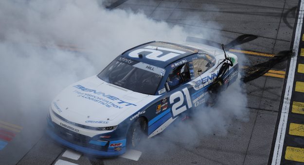 Visit Superspeedway ace Austin Hill wins at Talladega, locks No. 21 team into Championship 4 page