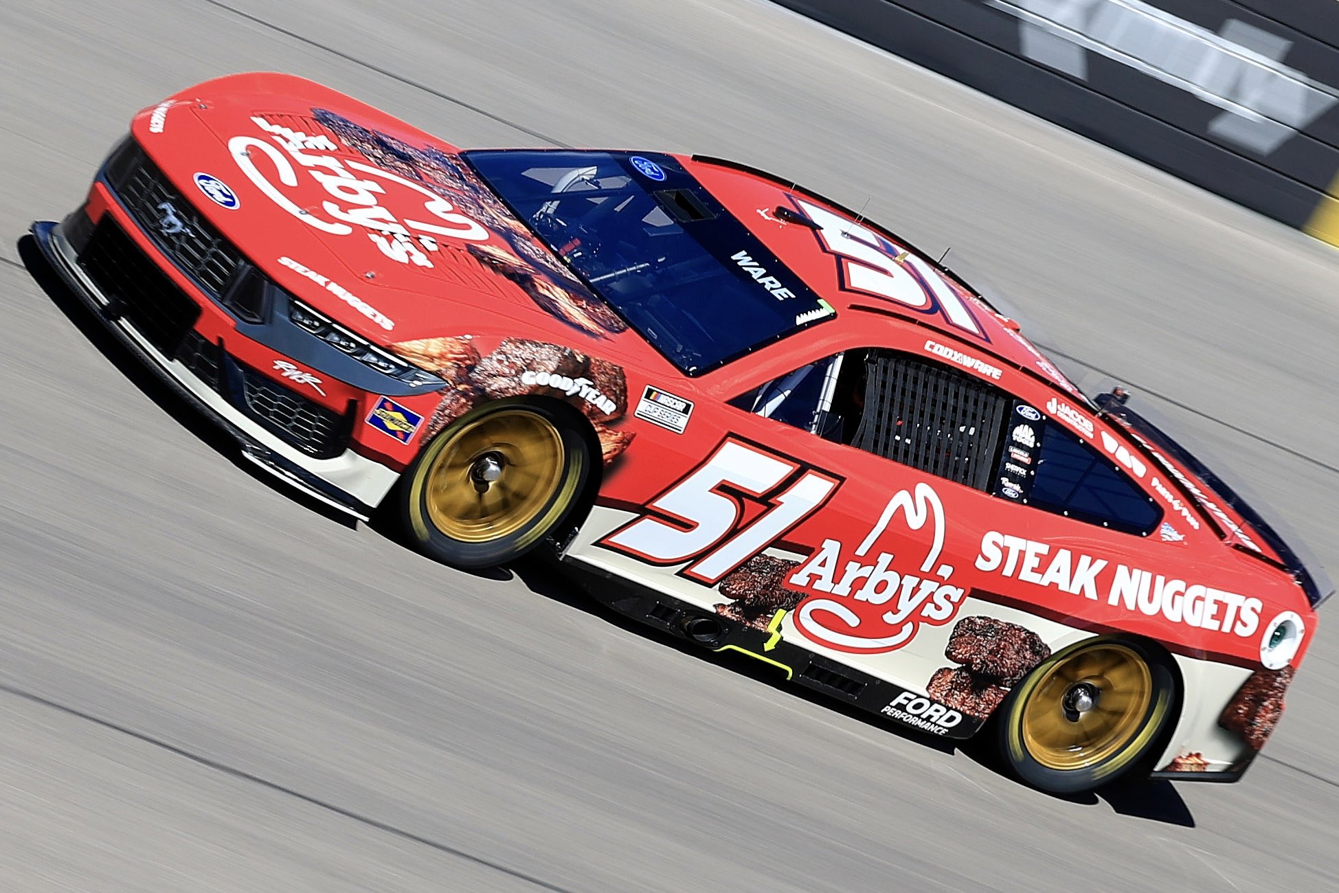 Taken during qualifying for the YellaWood 500 NASCAR Cup Series race at Talladega Superspeedway on October 19, 2025. Image from Rick Ware Racing.