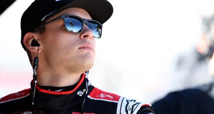 MARTINSVILLE, VIRGINIA - OCTOBER 24: Corey Heim, driver of the #11 Safelite Toyota, looks on during practice for the NASCAR Craftsman Truck Series Slim Jim 200 at Martinsville Speedway on October 24, 2025 in Martinsville, Virginia. (Photo by David Jensen/Getty Images) | Getty Images