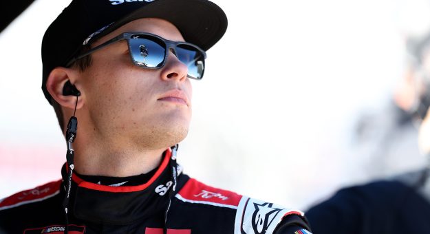 MARTINSVILLE, VIRGINIA - OCTOBER 24: Corey Heim, driver of the #11 Safelite Toyota, looks on during practice for the NASCAR Craftsman Truck Series Slim Jim 200 at Martinsville Speedway on October 24, 2025 in Martinsville, Virginia. (Photo by David Jensen/Getty Images) | Getty Images