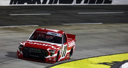 MARTINSVILLE, VIRGINIA - OCTOBER 24: Corey Heim, driver of the #11 Safelite Toyota, drives during the NASCAR Craftsman Truck Slim Jim 200 at Martinsville Speedway on October 24, 2025 in Martinsville, Virginia. (Photo by Jared C. Tilton/Getty Images) | Getty Images