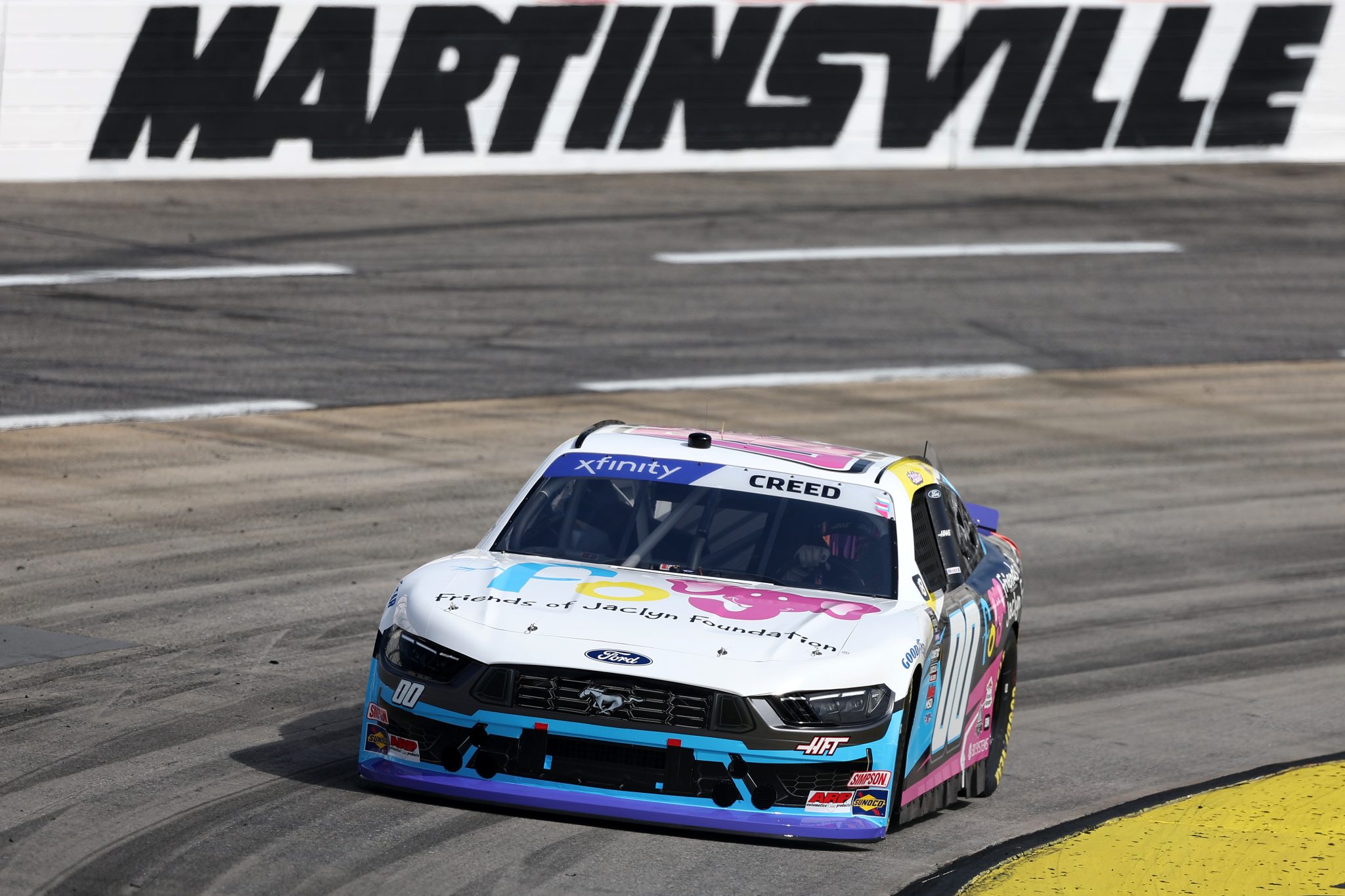 MARTINSVILLE, VIRGINIA - OCTOBER 25: Sheldon Creed, driver of the #00 Friends of Jaclyn Ford, drives during practice for the NASCAR Xfinity Series IAA and Ritchie Bros. 250 at Martinsville Speedway on October 25, 2025 in Martinsville, Virginia. (Photo by David Jensen/Getty Images) | Getty Images