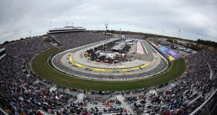 MARTINSVILLE, VIRGINIA - OCTOBER 26: A general view of racing during the NASCAR Cup Series Xfinity 500 at Martinsville Speedway on October 26, 2025 in Martinsville, Virginia. (Photo by David Jensen/Getty Images) | Getty Images