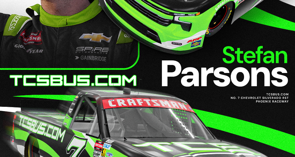 Stephen Pears Racing Stefan Parsons to drive for Spire Motorsports at Phoenix Raceway | Jayski